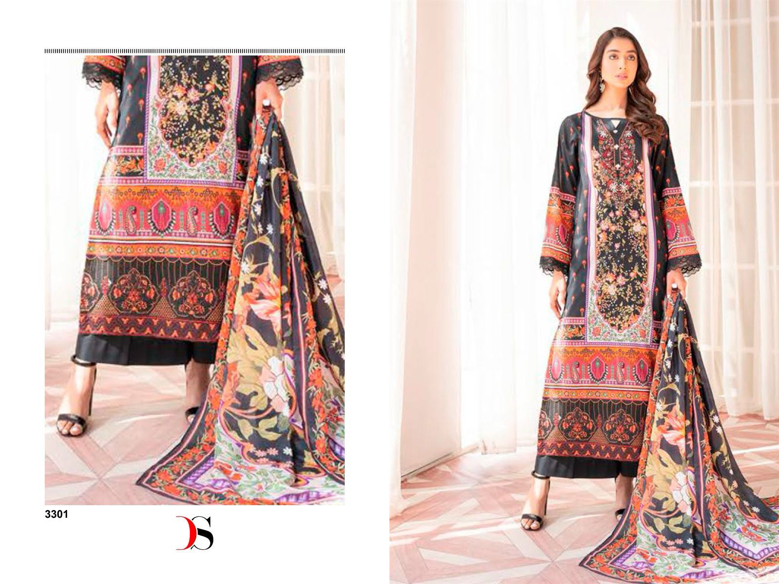 Firodus Morja 2 By Deepsy Cotton Pakistani Dress Material Catalog

