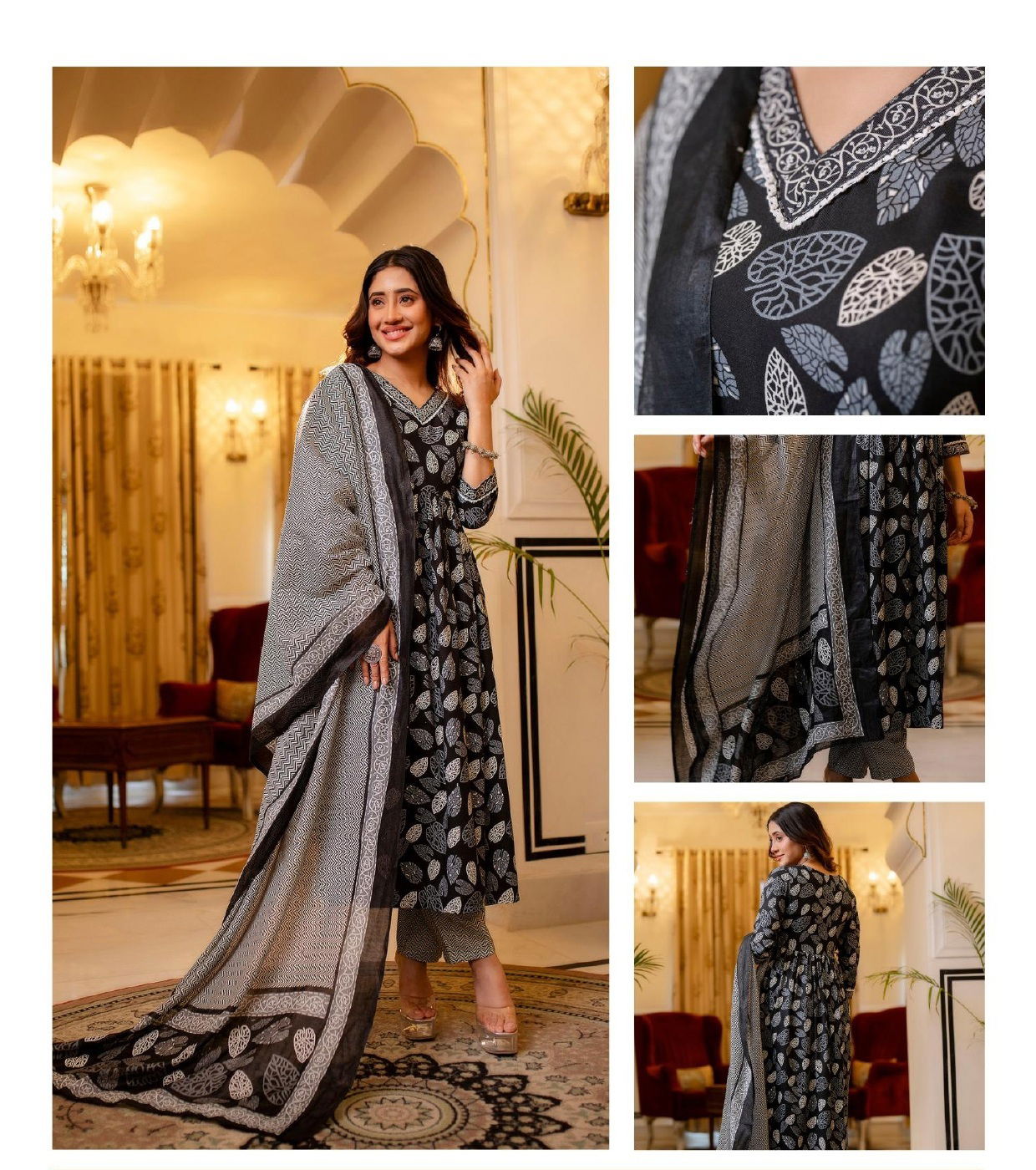 Av Latest Designer Anarkali Kurti With Bottom Dupatta Wholesale Online