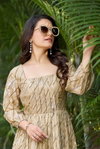 Ctz Padmaja Chinon Crepe Balloon Sleeves Fancy Online Gown Wholesale
