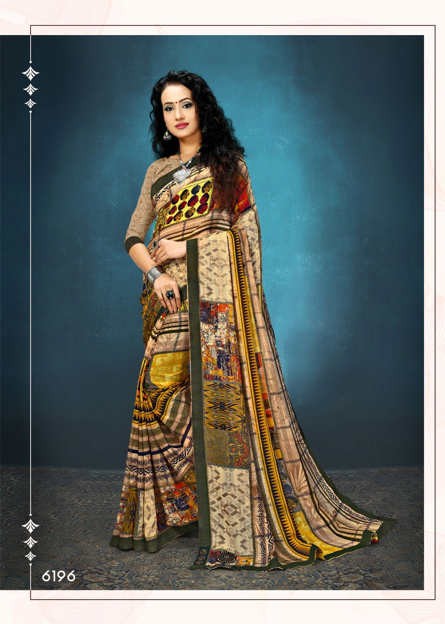 Haytee Colors 46 Designer Printed Daily Wear Saree 