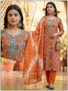 Naisha K 724 Vertican Discharge Print Kurti With Bottom Dupatta Wholesale Online