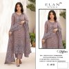 Elan E 69 A To D Chiffon Hand Work Salwar Kameez