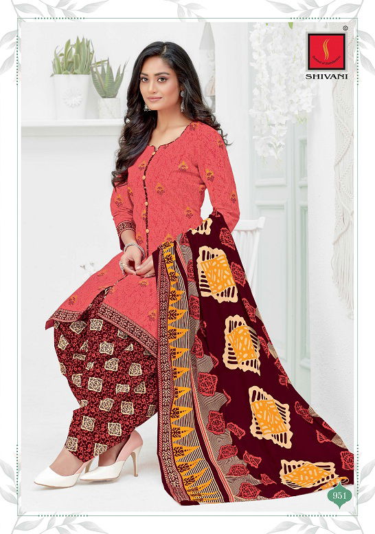 Shivani Pakhi 11 Regular Wear Cotton Printed Ready Made Salwar Suit Collection
