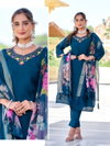 Naisha K 203 Fancy Roman Silk Kurti Bottom With Dupatta Best Wholesale Shop In Surat