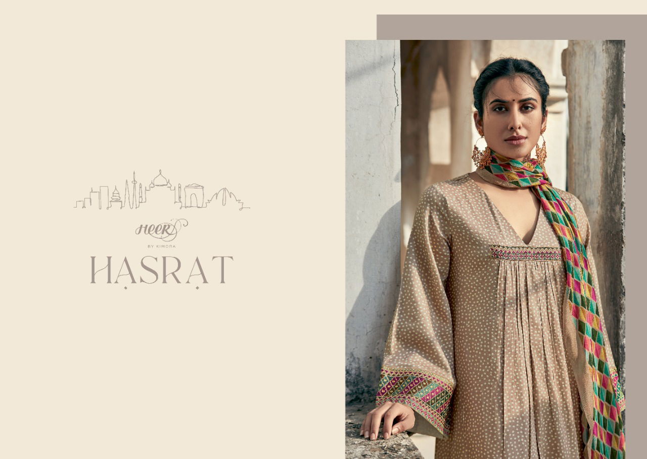 KIMORA PAKIZA Heavy Fancy Designer Pure Finest Cotton Print With Embroidered Salwar Suit Collection