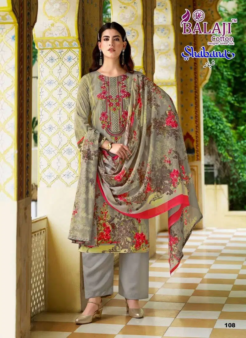 Shabana By Balaji Cotton Printed Karachi Dress Material Exporters In India
