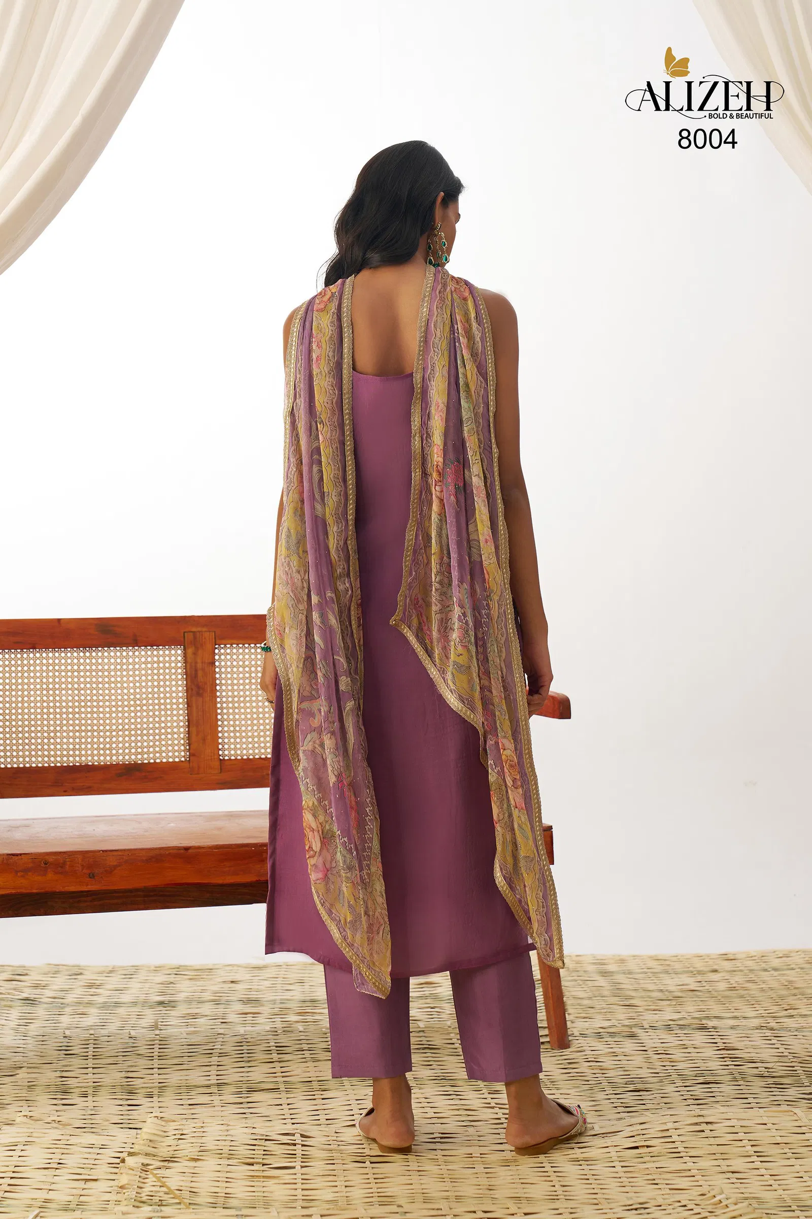 Swara By Alizeh Organza Designer Kurti With Bottom Dupatta Suppliers In India