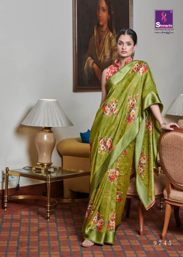 Shangrila Sophia Brasso Exclusive Designer Collection Of Brasso Saree