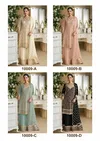 Mohini Hit 10009 A To D Faux Georgette Designer Suits Best Wholesale Shop In Surat