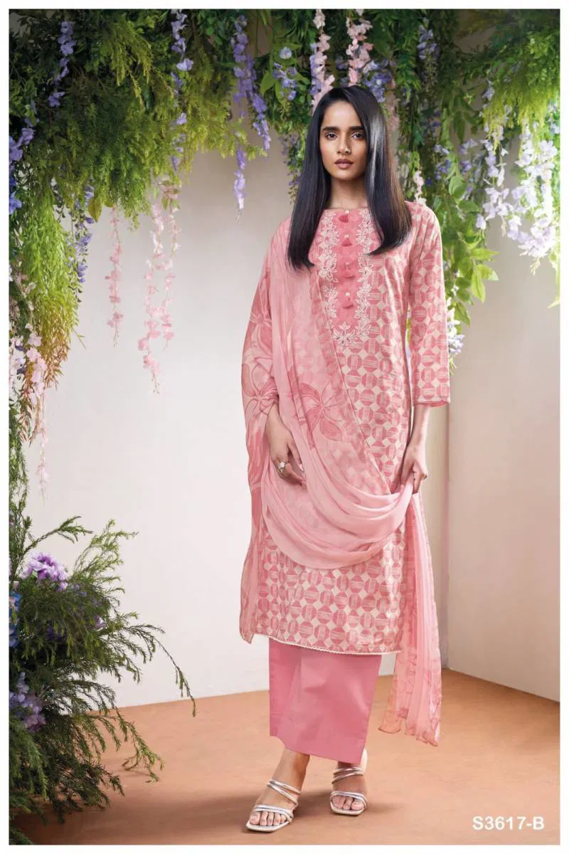 Evaraah By Ganga Cotton Printed Embroidered Salwar Kameez Best Wholesale Shop In Surat