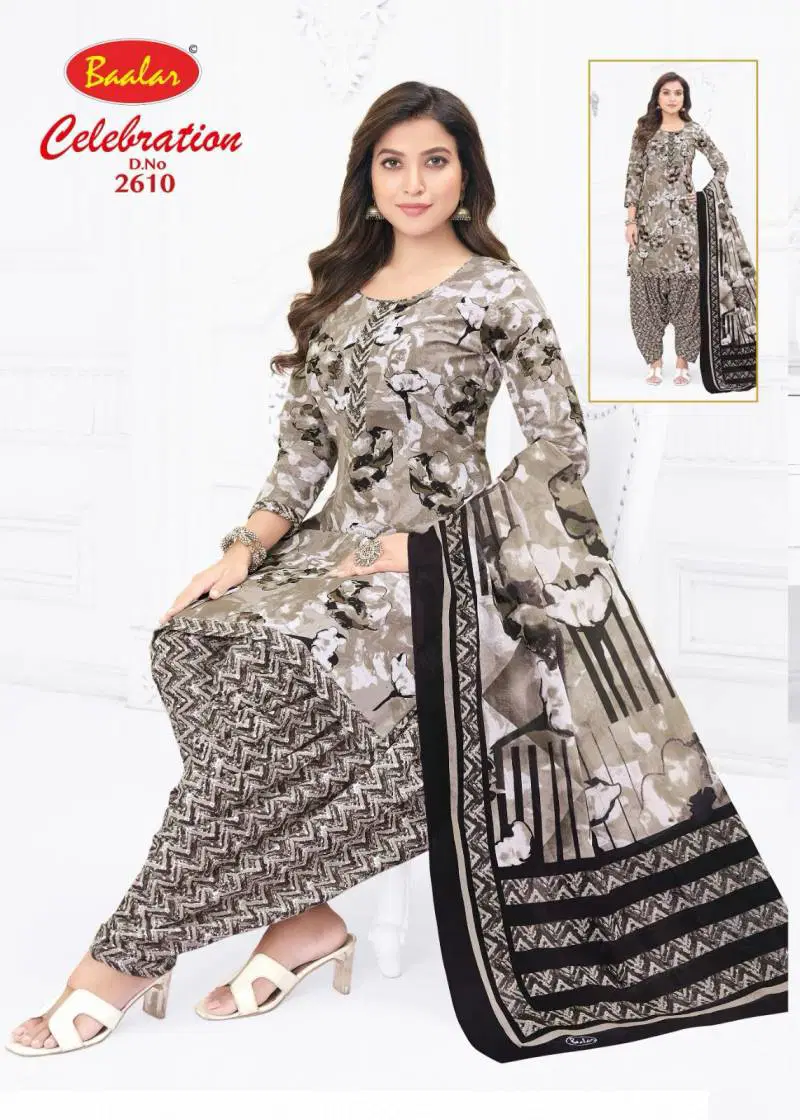 Baalar Celebration Vol 26 Fancy Cotton Printed Dress Material Wholesale Online