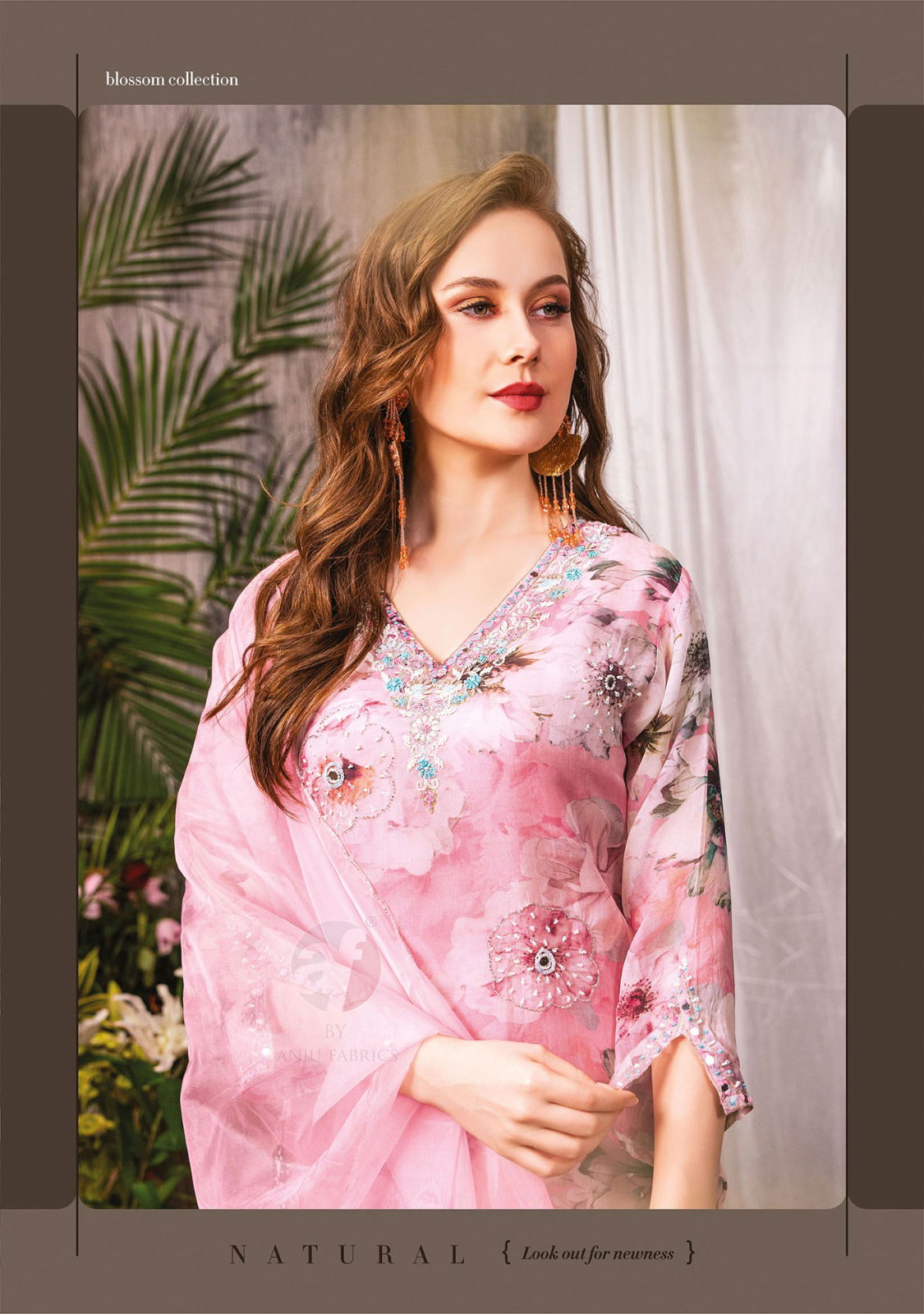 Nazar Vol 5 By Af Organza With Digital Print Kurti Bottom With Dupatta Catalog