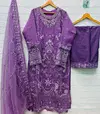 Bilqis B 274 A To D Chiffon Readymade Plazzo Pakistani Suits 