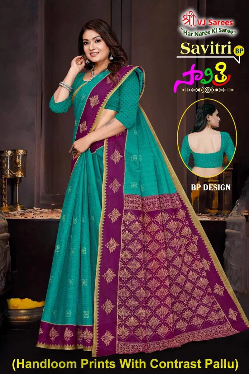 Savitri Vol 01 By Vj Cotton Printed Casual Wear Saree Wholesale Market In Surat