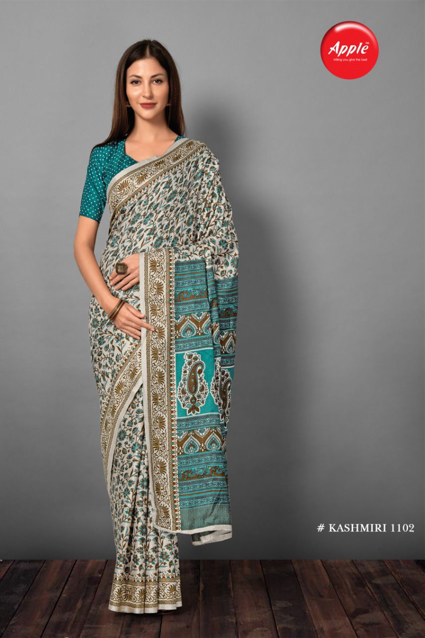 APPLE KASHMIRI VOL-11 Latest Collection Of Regular Wear Fancy Pashmina Silk saree