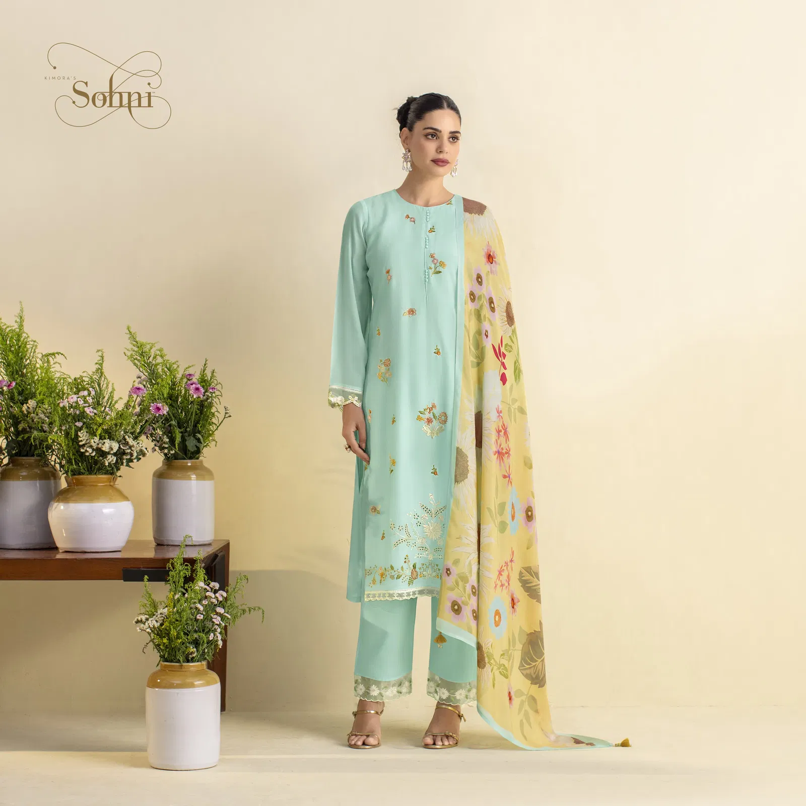 Surajmukhi Vol 22 By Kimora Sohani Lawn Salwar Suits Orders In India