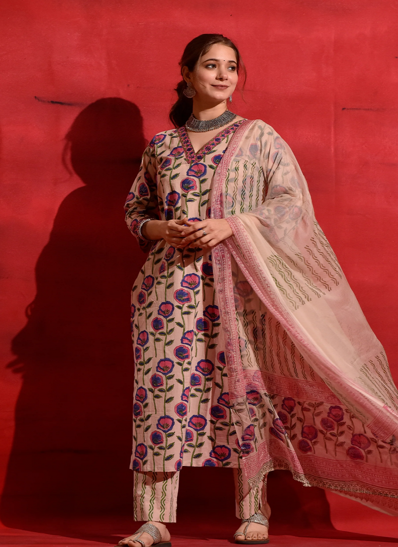 Sku Sp69 Roman Slub Fancy Kurti Bottom With Dupatta Wholesale Market