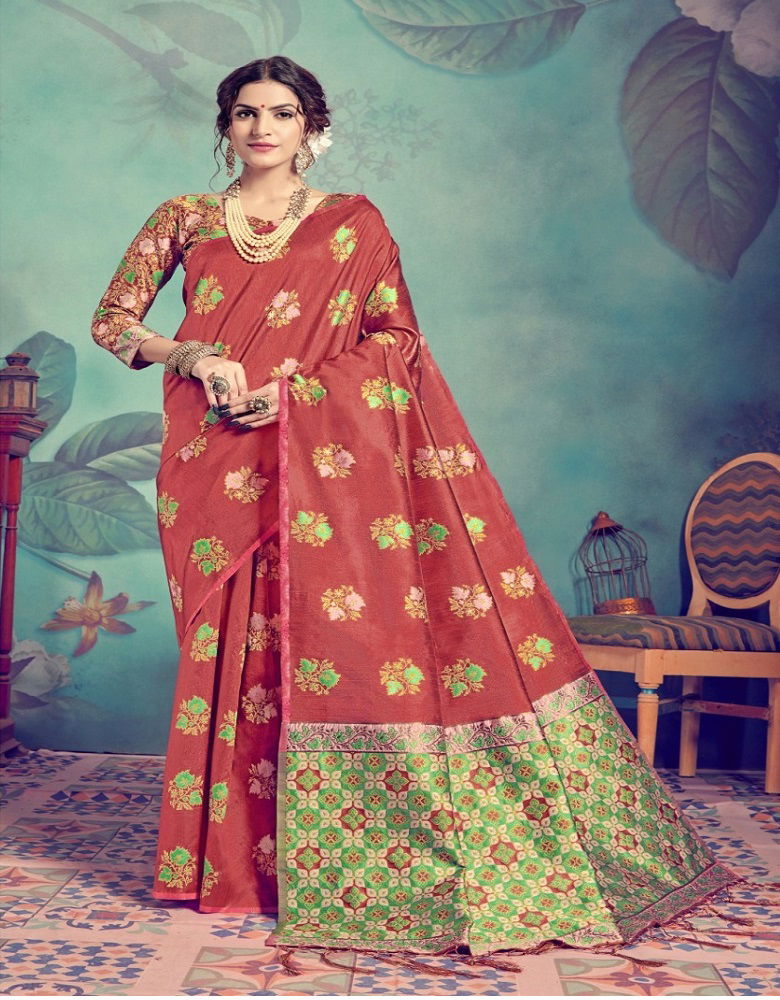 Ynf Pasudh Nx Occasion Wear Banarasi Tussar Silk Latest Designer Saree Collection