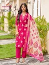 Honey By Aanchi Roman Silk Kurti With Bottom Dupatta Wholesale Market In Surat