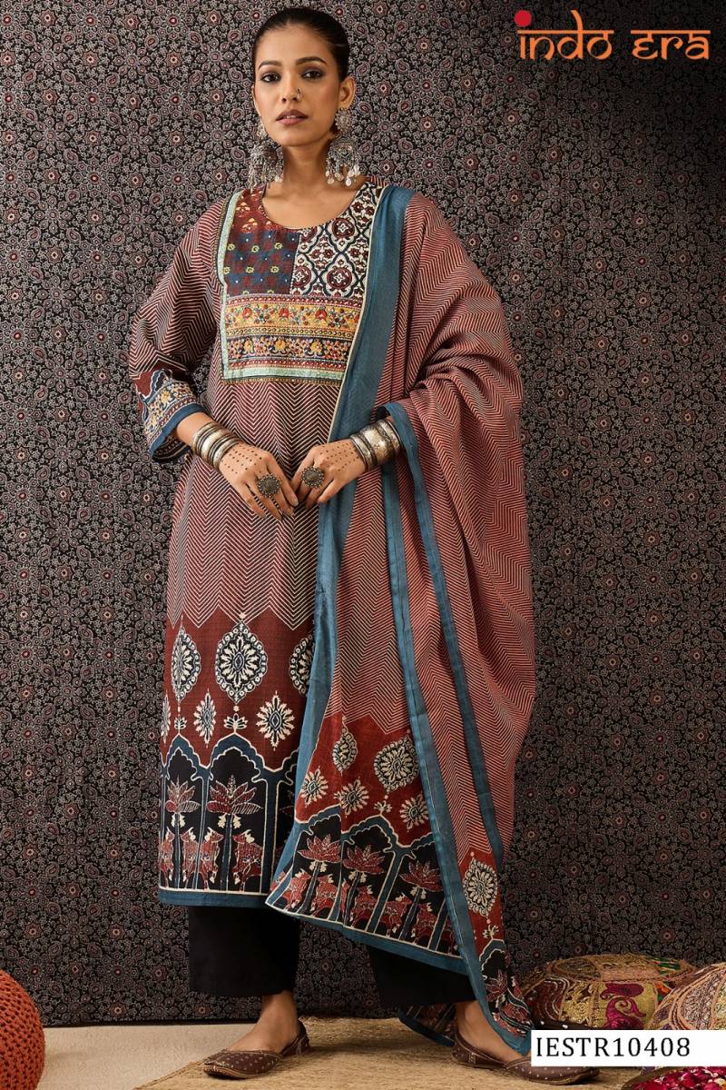 Indo Era 2570 Cotton Kurti Bottom With Dupatta Wholesale Suppliers In Mumbai