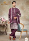 Outluk Wedding Vol 44 Pure Silk Digital Printed Kurta With Pajama Dupatta Manufacturers