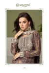 Bushra By Gulkayra Chinon Printed Embroidery Readymade Suits Suppliers In India