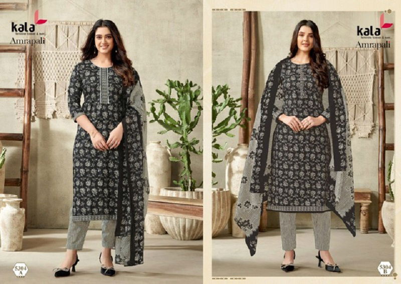  Amarpali By Kala Cotton Printed Kurti Bottom With Dupatta Catalog