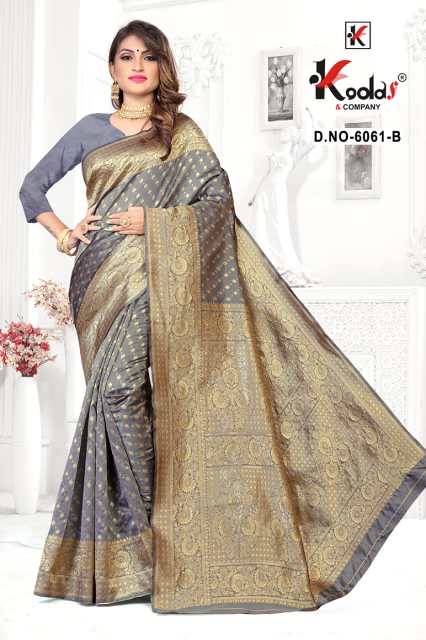 Skoda 6061 Latest Fancy Designer Silk Festive Wear Heavy Saree Collection
