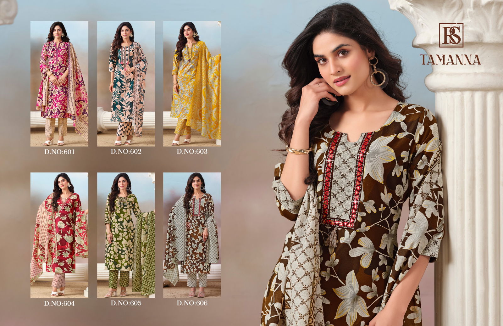Tamanna By RS Blend Cotton Designer Kurti With Bottom Dupatta Orders In India