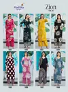 Zion Vol 1 By Radhika Rayon Discharge Kurti With Bottom Wholesale Market In Surat