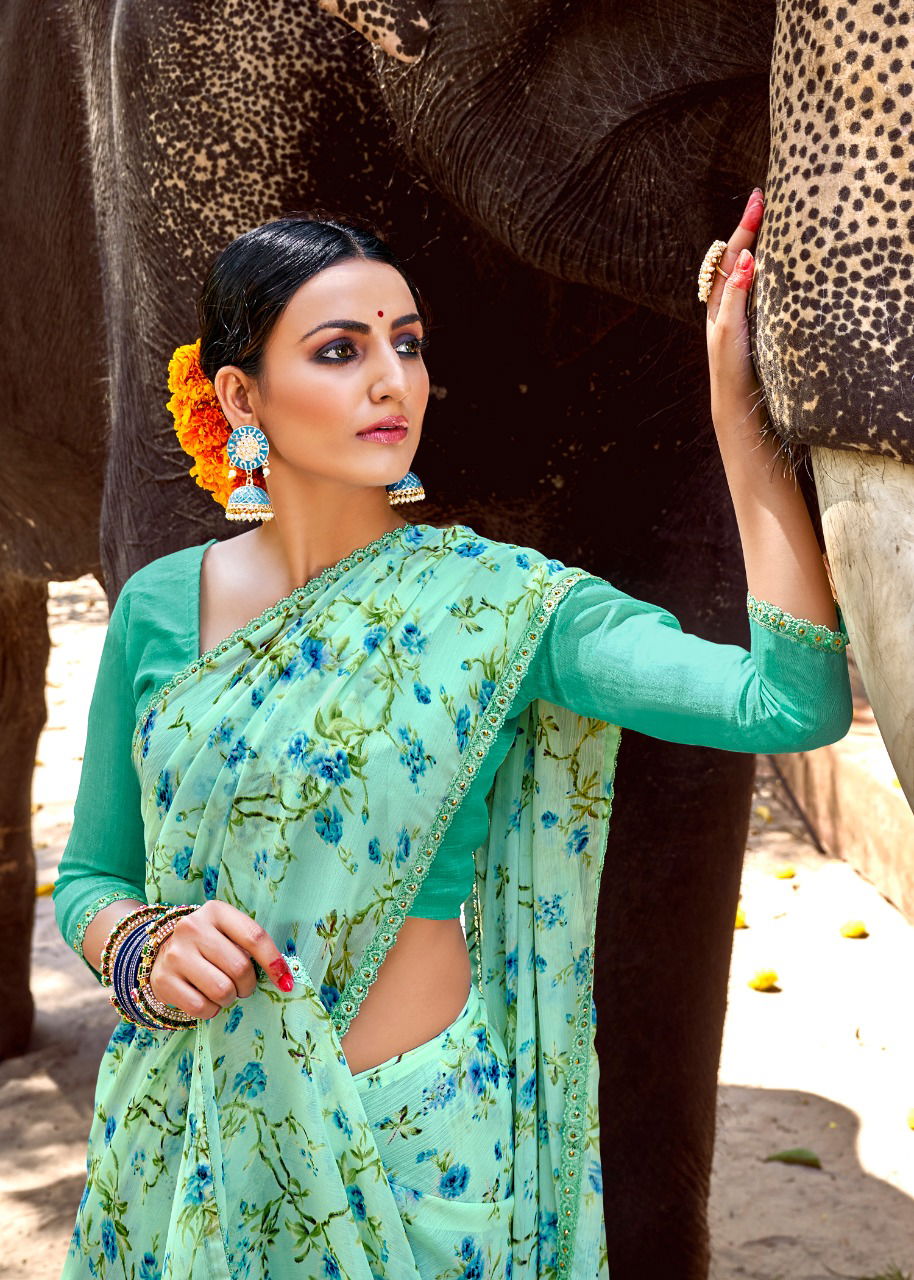 Kashvi Nirali Fancy Latest Fancy Designer Heavy Regular Casual Wear Chiffon Printed Sarees Collection
