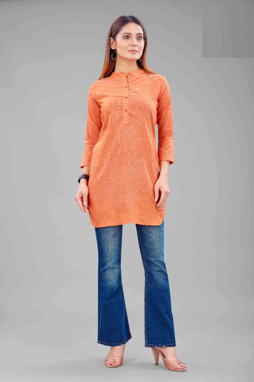 Sabella Srivalli Fancy Regular Wear Cotton Designer Short Kurti Collection