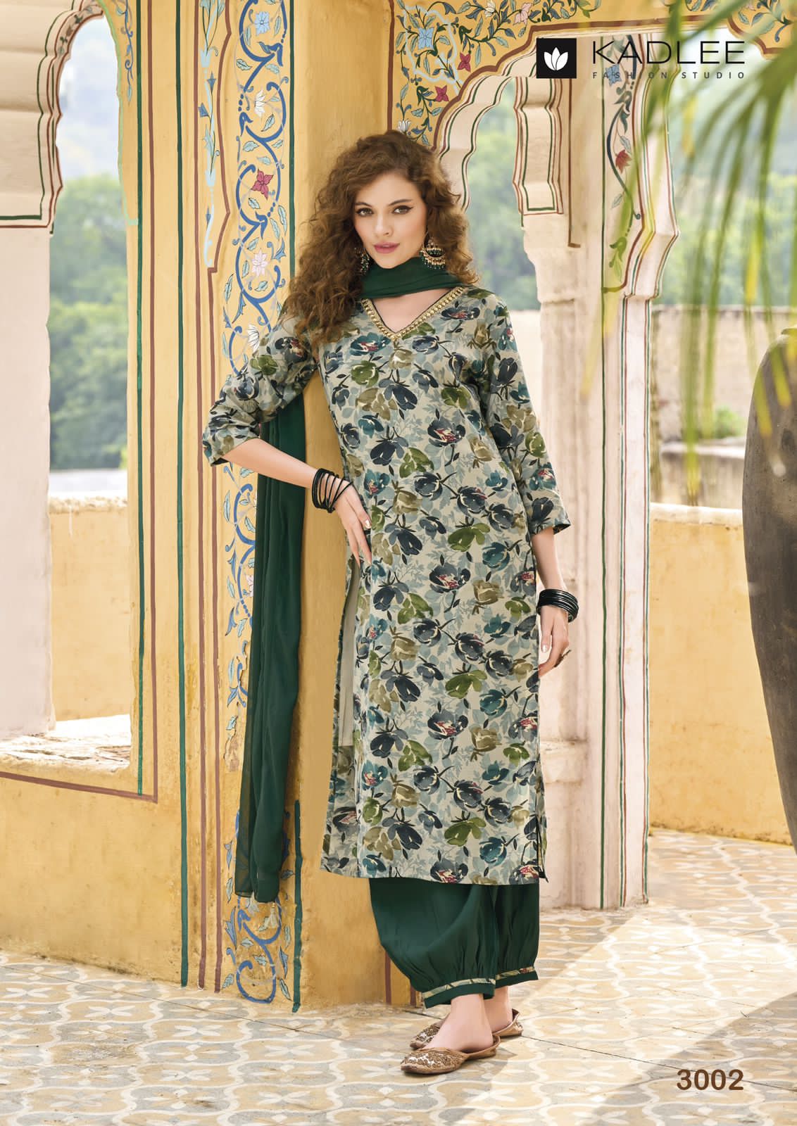 Blossom By Kadlee Modal Printed Kurti With Bottom Catalog