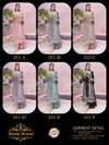 Ayesha Misbah 351 A To F Georgette Pakistani Salwar Suits Wholesale Shop In Surat