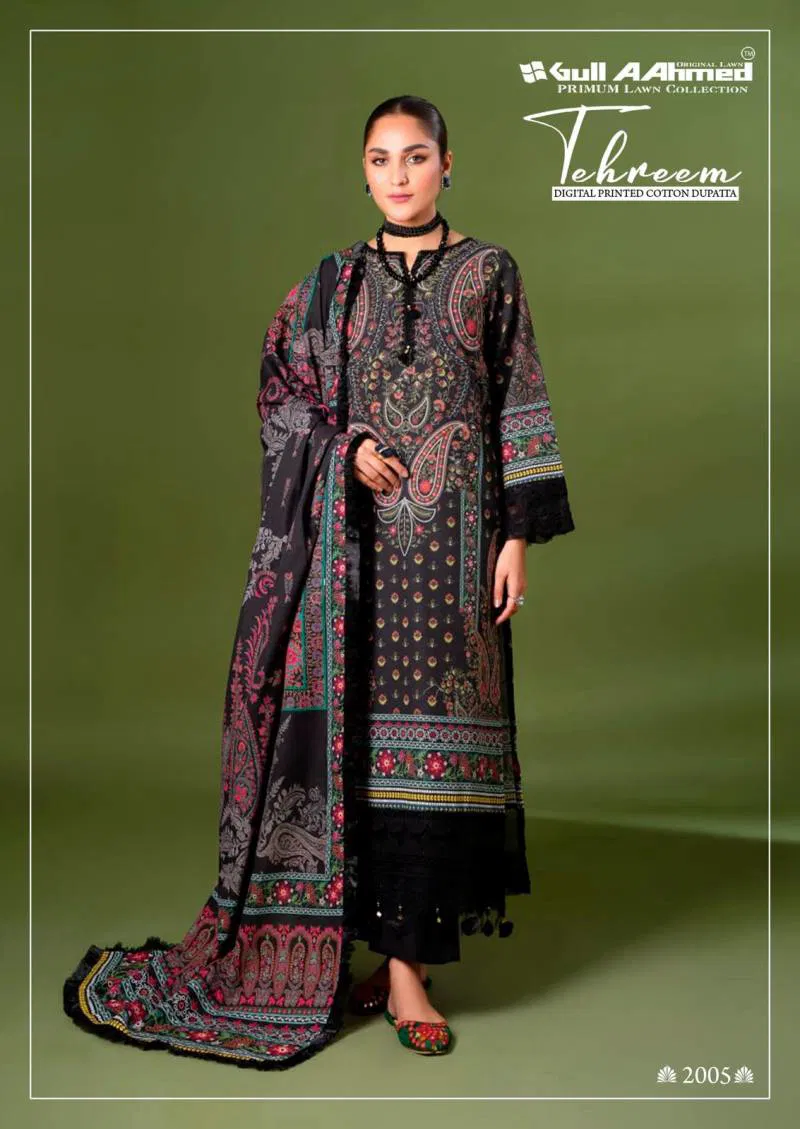 Tehreem Vol 2 By Gull A Ahmed Karachi Cotton Dress Material Orders In India
