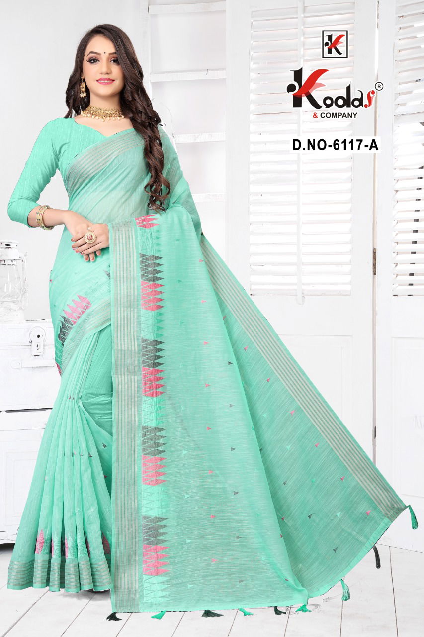 Ruhani 6117 Casual Wear Cotton Designer Fancy Sarees Collection
