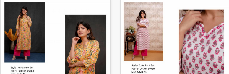 Stylee Girl 2 Cotton Printed Kurta With Pant Set Wholesale Price In Surat