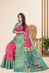 Shrinidhi Soft Silk Kalamkari Printed Designer Saree Catalog