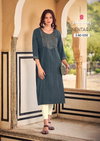 Nentara By Rangoon Rayon Sequence Embroidery Kurti Wholesale Shop In Surat