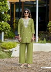 Vama Vol 4 By Ossm Viscos Vetican Silk Embroidery Online Co Ord Set Wholesale