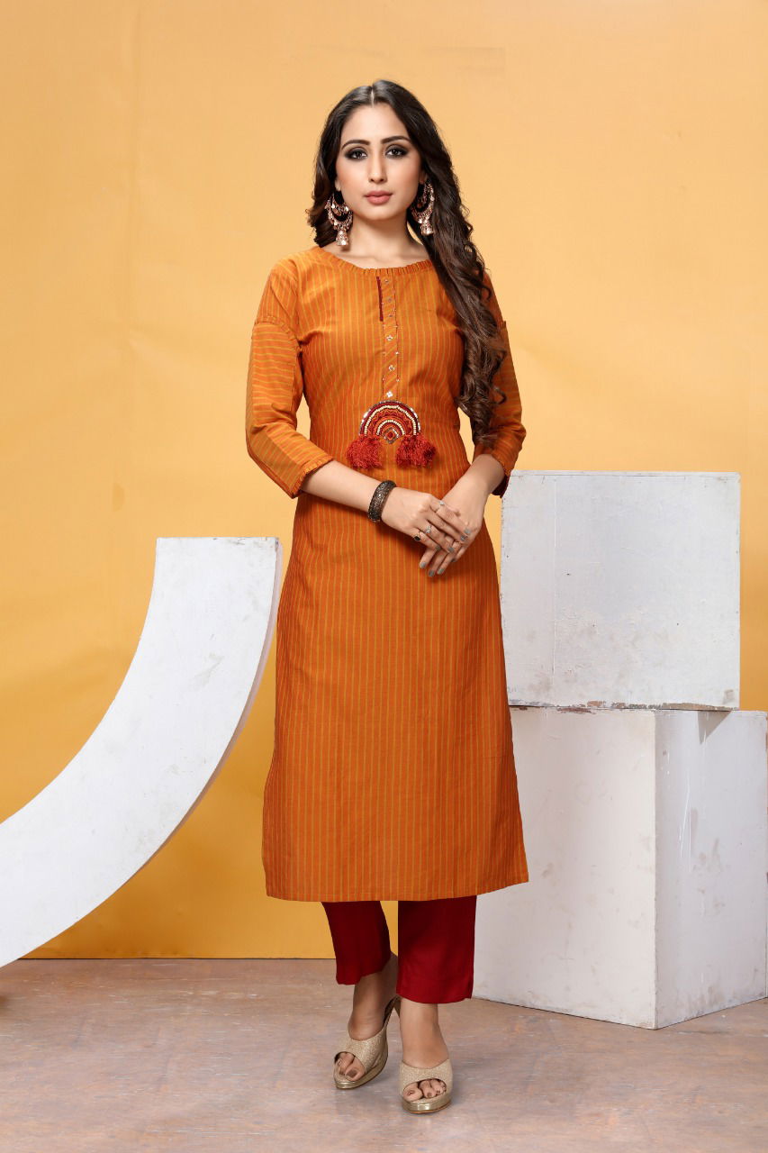 Retro Collection Of Latest Designer Party Wear Kurti With Bottom 
