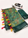 MG 288 Linen Digital Printed Wholesale Saree In India