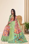 Shrinidhi Soft Silk Kalamkari Printed Designer Saree Catalog