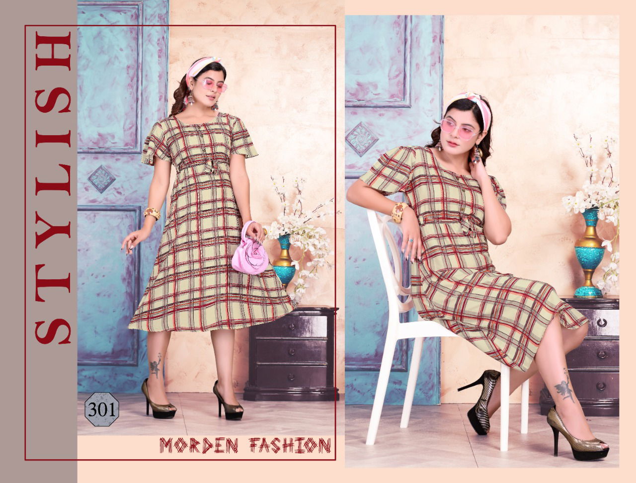 Trendy Flyer 2 Latest Fancy Rayon Regular Casual Wear Printed Kurtis Collection
