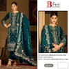 Bilqis B 211 A To D Velvet Embroidery Pakistani Salwar Kameez Wholesale Market In Surat