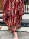 Dhruvi 530 Viscose Anarkali Printed Kurti With Bottom Dupatta