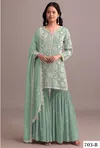 Hit Renuka 703 A To C Designer Georgette Salwar Suits Wholesale Online