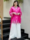 KF 2115 Kalaai Viscose Silk Embroidery Plazzo Suits
