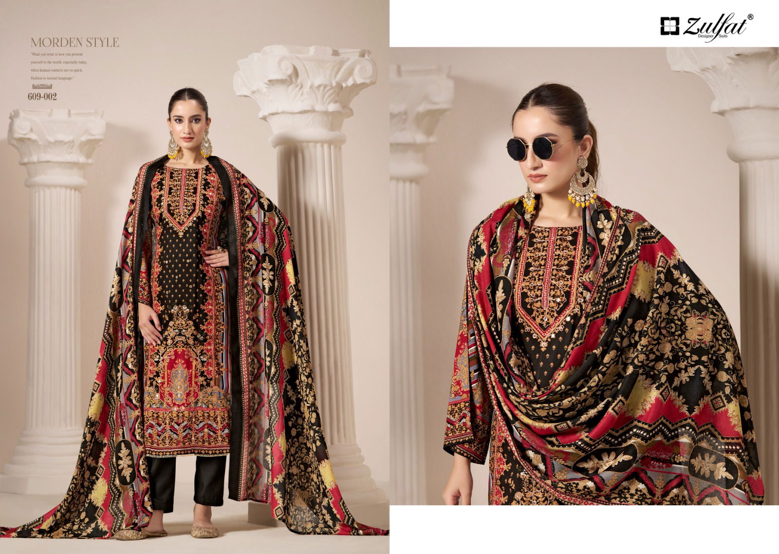 Aayat Vol 9 By Zulfat Rayon Digital Printed Dress Material Suppliers In India