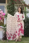 Naisha K 87 Cotton Printed Kurti Bottom With Dupatta Wholesalers In Delhi